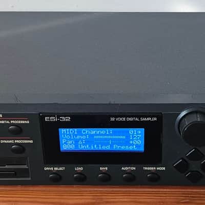 E-MU Systems ESI-32 Rackmount 32-Voice Sampler w/new display image 4