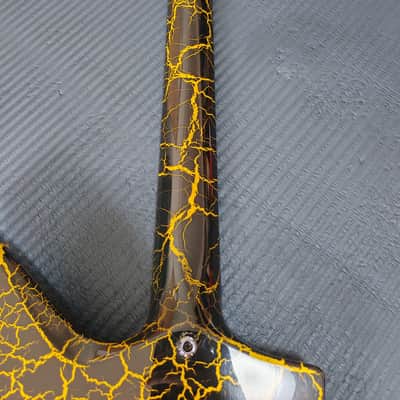 2007 ESP EX Explorer Yellow Crackle Custom Order - ESP Takada Factory / ESP Custom Shop - JAPAN MIJ image 22