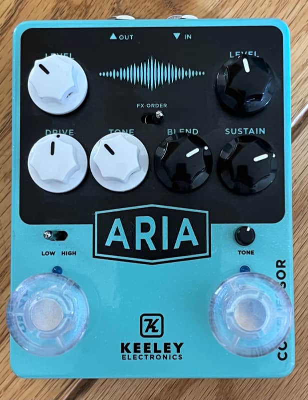 Keeley Aria Compressor/Overdrive 2018 - Present - Blue image 1