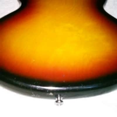 1970's Kay K-2B Bass Sunburst image 2