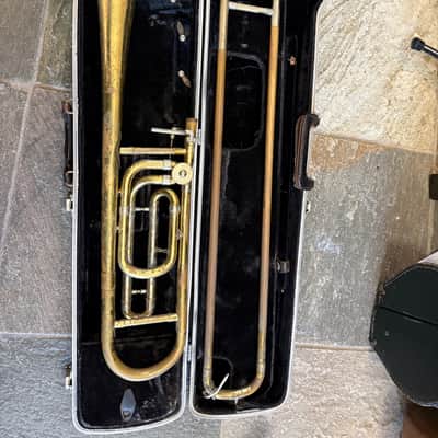 Bach Mercedez trigger trombone. With case and mouthpiece. USA image 1