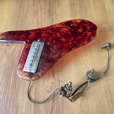 Vintage 1940's Silvertone 1350 Loaded Pickguard w/ Gibson P13 Pickup, Original Pots, and Jack! image 2