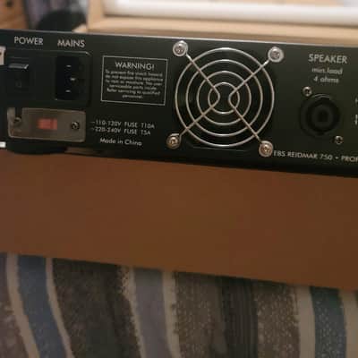 EBS Reidmar 750 Bass Amp Head – Black, 750W image 3