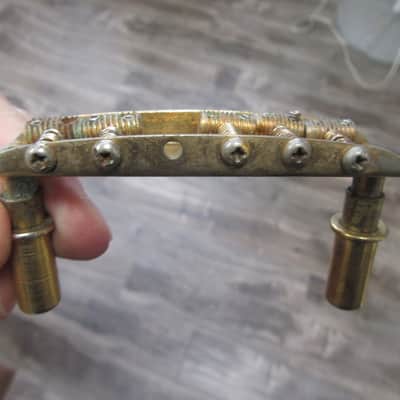 Fender Jaguar Jazzmaster Gold Bridge Assembly 1958-1965 image 2