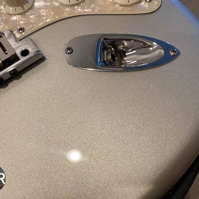 Fender 2002 American Double Fat Stratocaster, Chrome Silver! image 10