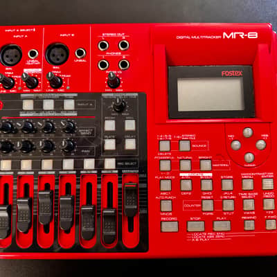 Fostex MR-8 Digital 8-Track Recorder 2000s - Red image 1