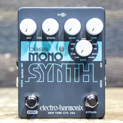 Immagine Electro-Harmonix Bass Mono Synth Eleven Sounding Bass Synthesizer Effect Pedal - 1