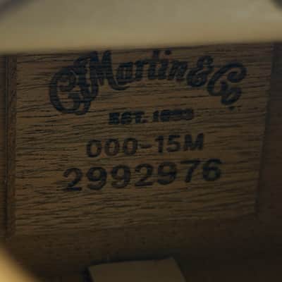 Martin 000-15M StreetMaster Mahogany Burst Acoustic Guitar w/Bag & Free Pro Setup image 18