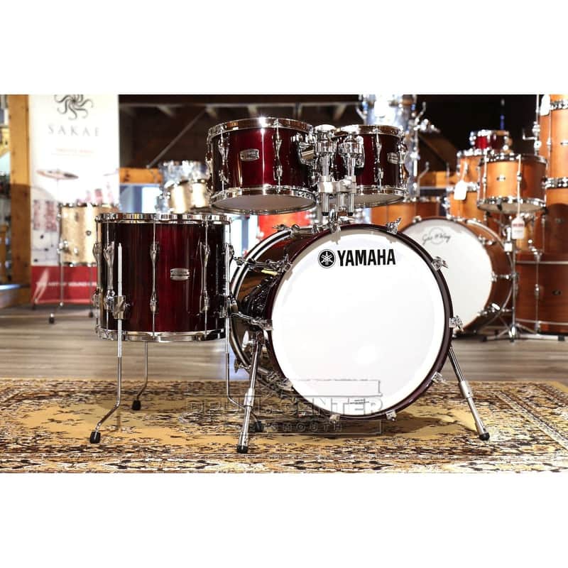 Yamaha Recording Custom 4pc Drum Set Classic Walnut image 1