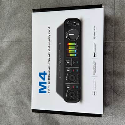 MOTU M4 USB-C Audio Interface 2019 - Present - Black image 6