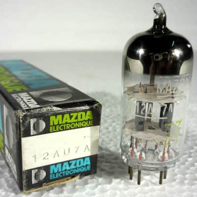 Vintage 12AU7A / ECC82 MAZDA, Strong testing, balanced, NOS, NIB. image 1