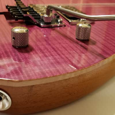 USACG USA made Custom Super Tele Maple/Mahogany 2020 Purple Nitro image 11
