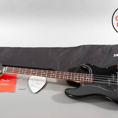 2025 Fender MIJ Japan Traditional 60s Precision P Bass Black Pearl Matching Headstock Gig Bag image 2