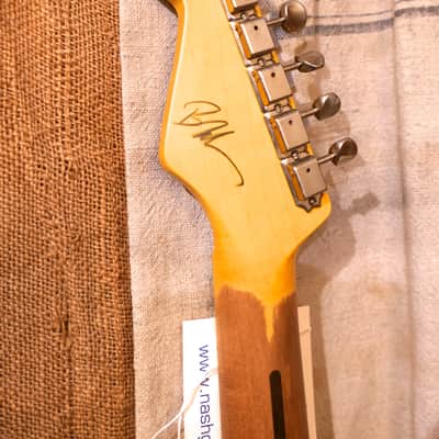 Nash S-57 Stratocaster 2021 Desert Sand w/ Gold Anodized Guard image 8