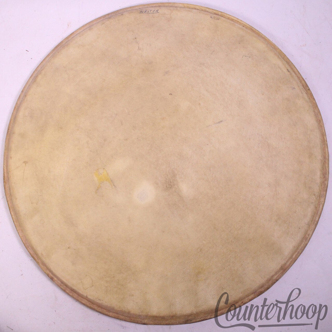Gretsch 18" Floor Tom/Bass Drum Calf Skin Head Broadkaster Vintage 40s-50s USA* — main photograph