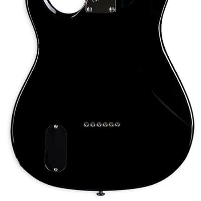 ESP LTD SN-1 HT Baritone Electric Guitar. Black image 3