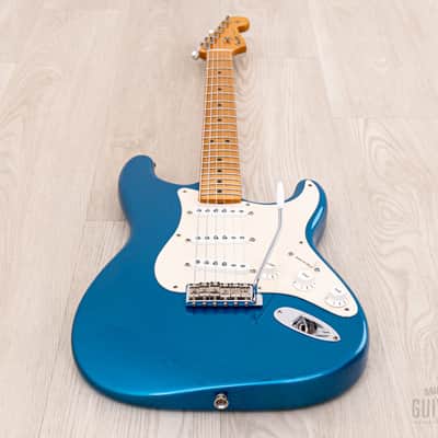 1989 Fender American Vintage '57 Stratocaster, Lake Placid Blue w/ Custom Shop Fat 50s & Tweed Case image 10