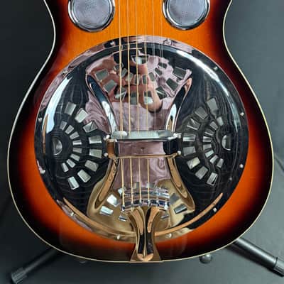 Gold Tone PBR Paul Beard Signature Round Neck Resonator Guitar Tobacco Sunburst w/ Case image 2