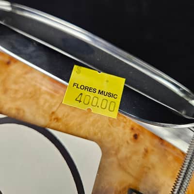 Pork Pie Birdseye Maple Ply Snare - #71071 - 6.5 x 14 - 2020 - NICE ! image 11