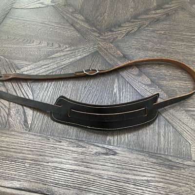 Vintage original late 1950s - 1960's Fender Leather Guitar strap image 2