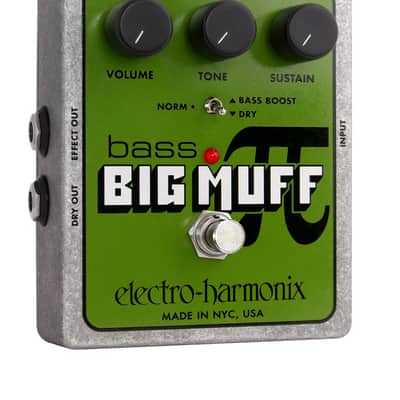 Electro-Harmonix BASS BIG MUFF PI Distortion/Sustainer Battery inc, 9.6DC-200 PSU optional image 2