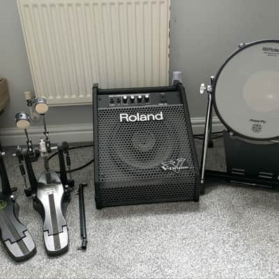 Roland TD-30K V-Drum Kit with Mesh Pads 2010s - Black image 7