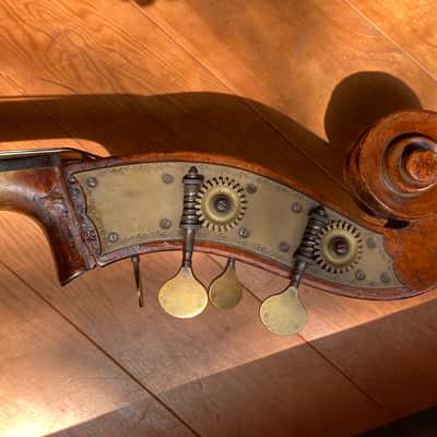 Double bass 3/4 circa 1800 3/4 swell back Pro instrument image 1