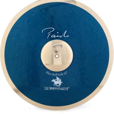 Paiste 22-inch Signature Blue Bell Ride "Rhythmatist" Cymbal (BlueBellRided1) image 1