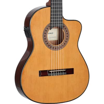 Ibanez GA5TCE3 Classical Acoustic-Electric Guitar, Amber High-Gloss image 1