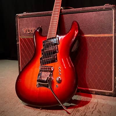 Mosrite VIII 1984 - Red burst/ Sunburst. image 1