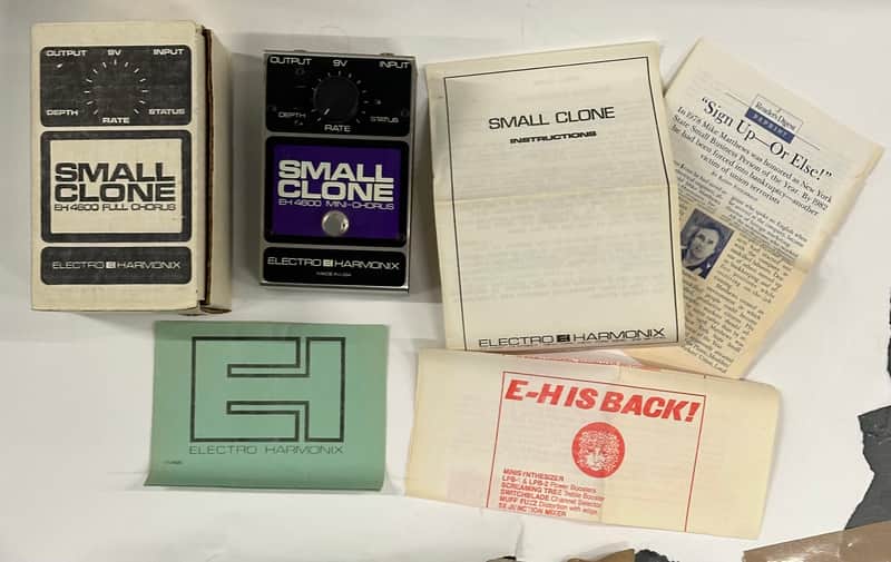 Vintage Rare Original Electro Harmonix EH4600 Small Clone Full Chorus 1979 - 1983 In Box Clean Paperwork Nirvana image 1