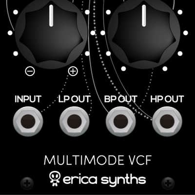 ERICA SYNTHS BLACK MULTIMODE VCF : BRAND NEW :  [DETROIT MODULAR] image 2