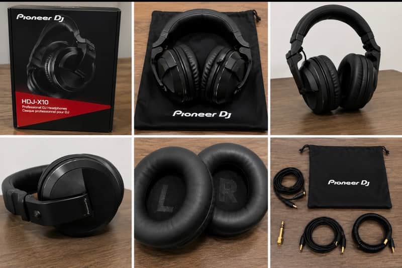 Pioneer DJ HDJ-X10 Professional DJ Headphones 2026 - Black image 1