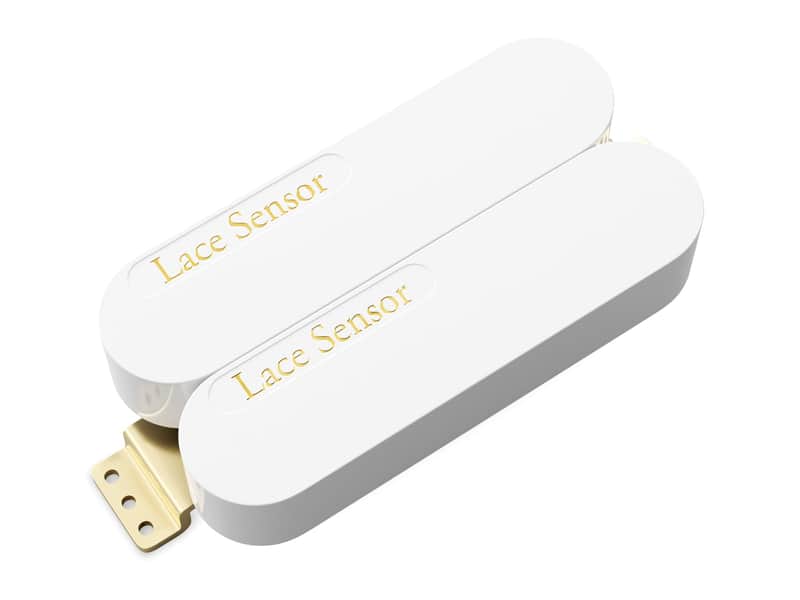 LACE Sensor Gold/Gold Dually Humbucker - White image 1
