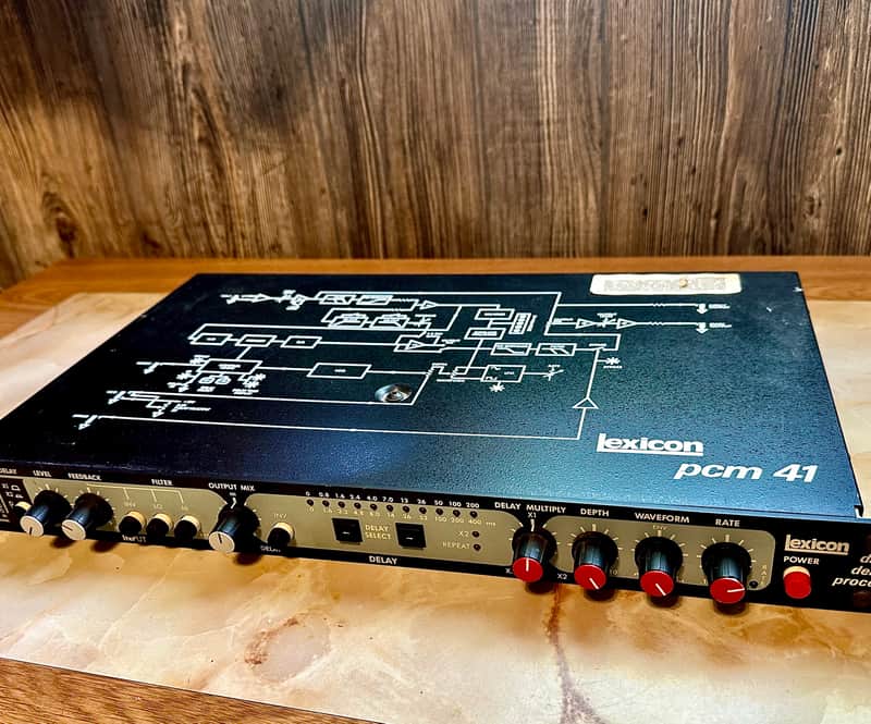 Lexicon PCM 41 Digital Delay Processor 1980 - 1982 - Black / Blue image 1