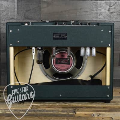 Mint Benson Earhart Reverb Plus - Green Tolex - Check Grill - Gold Piping image 3