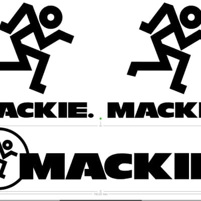 Logo MACKIE -  Pack of Adhesive Vinyl Stickers Decal image 3