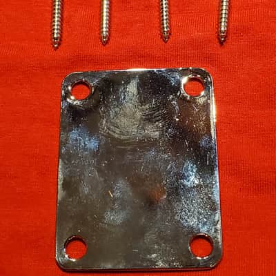 (#B40) Fender Telecaster / Stratocaster Neck Plate With Screws image 2