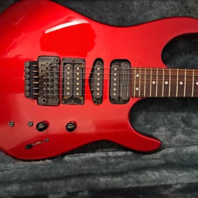 Hamer (USA) Chaparral Sustainiac Reverse Headstock 1989  - Bordeaux Red image 4