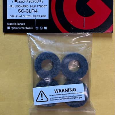 Gibraltar SC-CLF/4 Hi-Hat Clutch Felts (4 Pack) - Black image 3