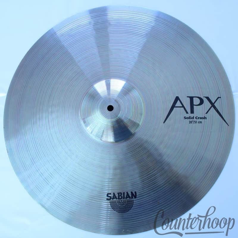 *Sabian 20" APX Solid Crash Cymbal B8 Thin 2056g AP2009 Canada* image 1