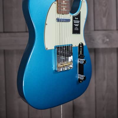 Fender Vintera '60s Telecaster Modified Electric Guitar, Pau Ferro Fingerboard, Lake Placid Blue 0149893302 image 4
