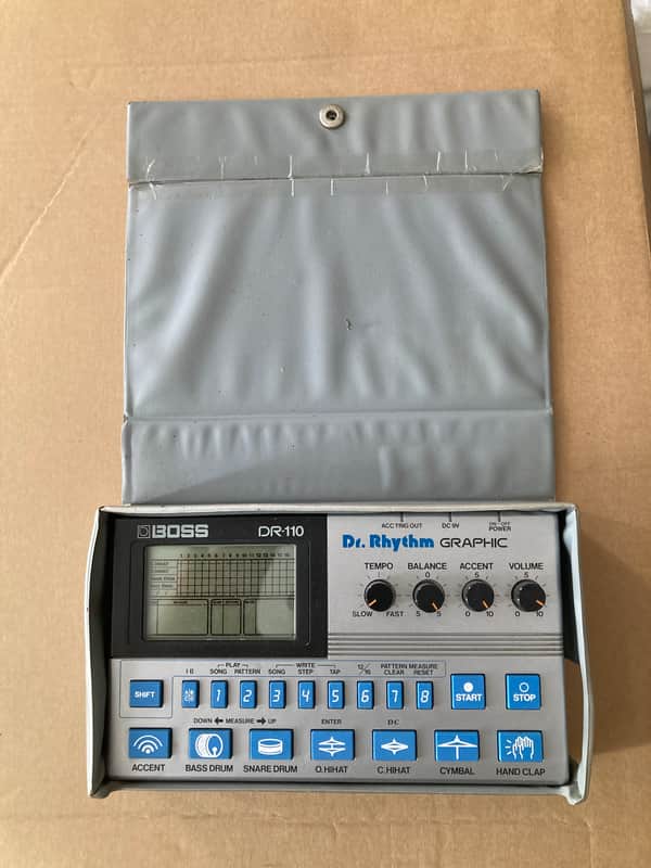 Boss DR-110 Dr. Rhythm 1980s - Silver image 1