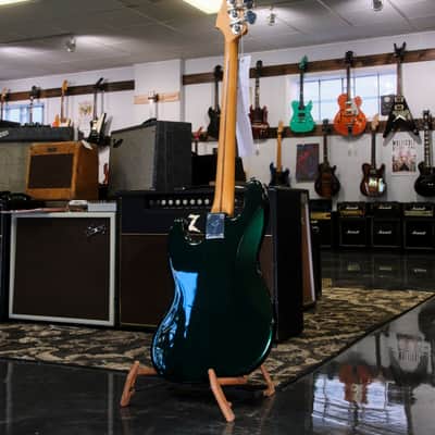 Fender Player Series II Jazz Bass Limited Edition in British Racing Green w/ Tweed Case (Excellent) *Free Shipping* image 2