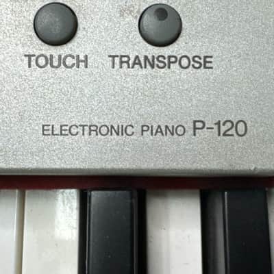 Yamaha P-120 88-Key Stage Piano - Built-in Speakers - Cherry/Silver image 8