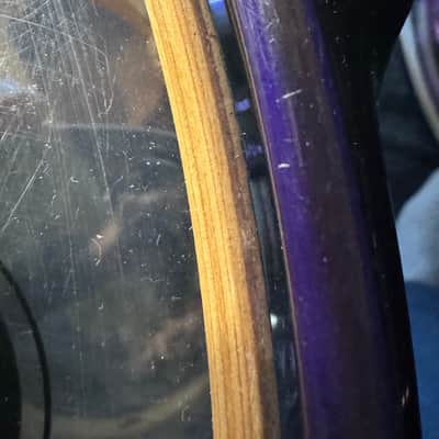 Rikki Rockett's Poison, Rockett Drum Works "Zombie" Kit: 22", 12", 14", 16", 6x14" Snare.  Purple Hardware 2012 - Custom Graphics By Craig Fraser. SIGNED! image 17