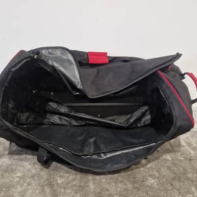 Humlin Wheel-On Drum Percussion Case - Black/red – Drum Case - Good image 2