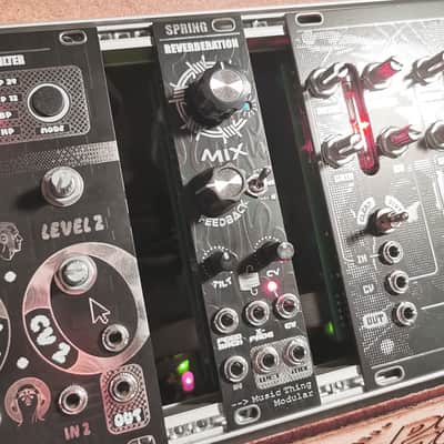 Spring Reverb MKII - Music Thing Modular (with tank) | 6HP Eurorack DIY - Unique Panel image 2