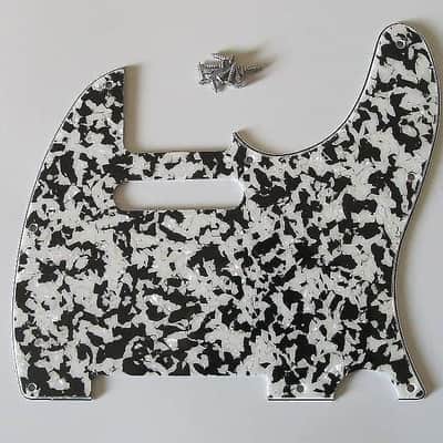 Telecaster Tele Style Guitar Pickguard Black and White