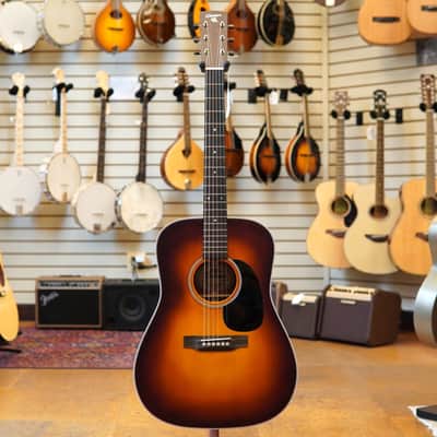 Cirrus CD18 Adirondack Spruce/Mahogany Dreadnought Acoustic Guitar Full-Body Tobacco Sunburst w/Hard Case image 4